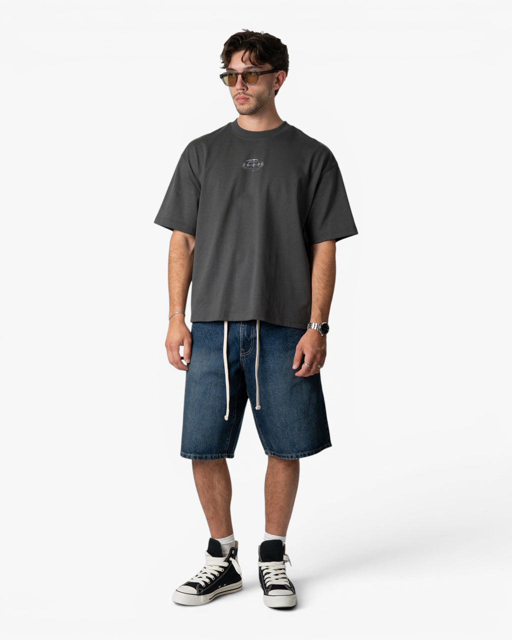 Chrome Globe Tee