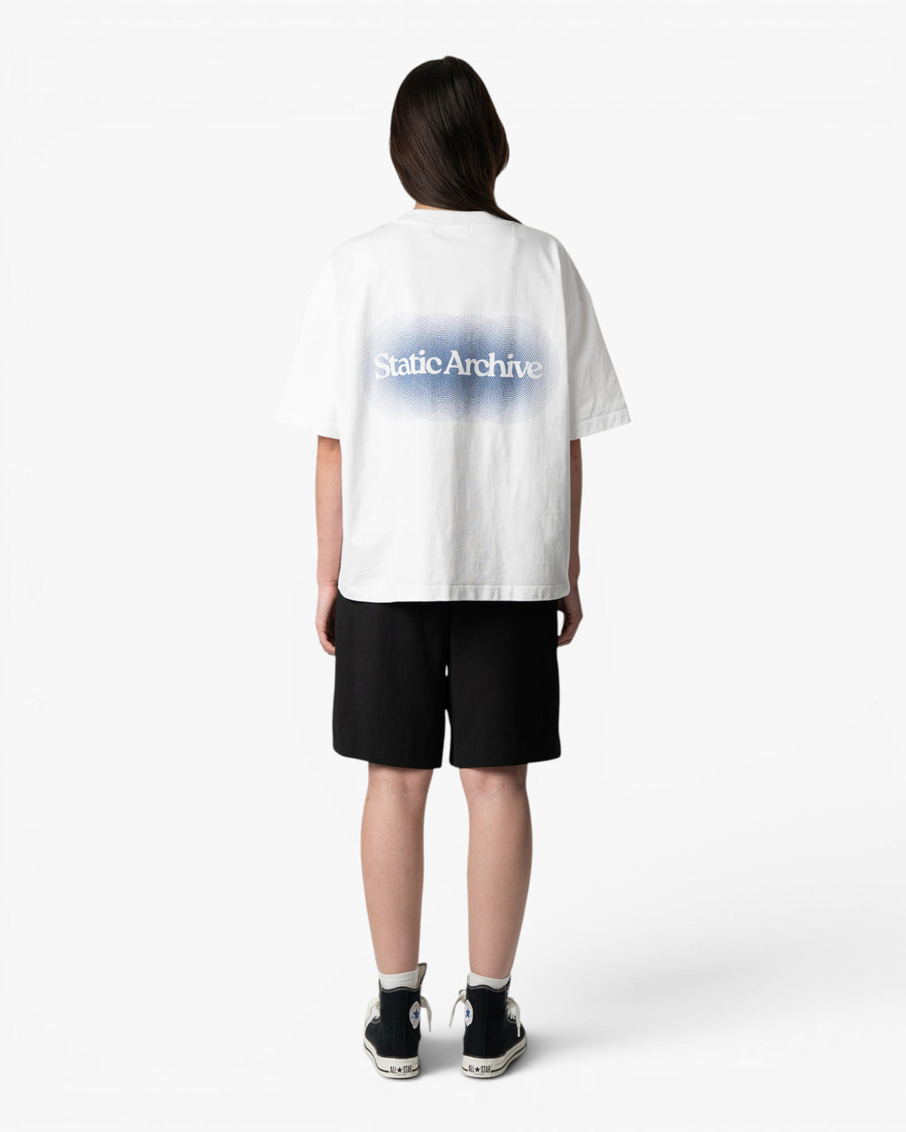 Halftone Tee Blue