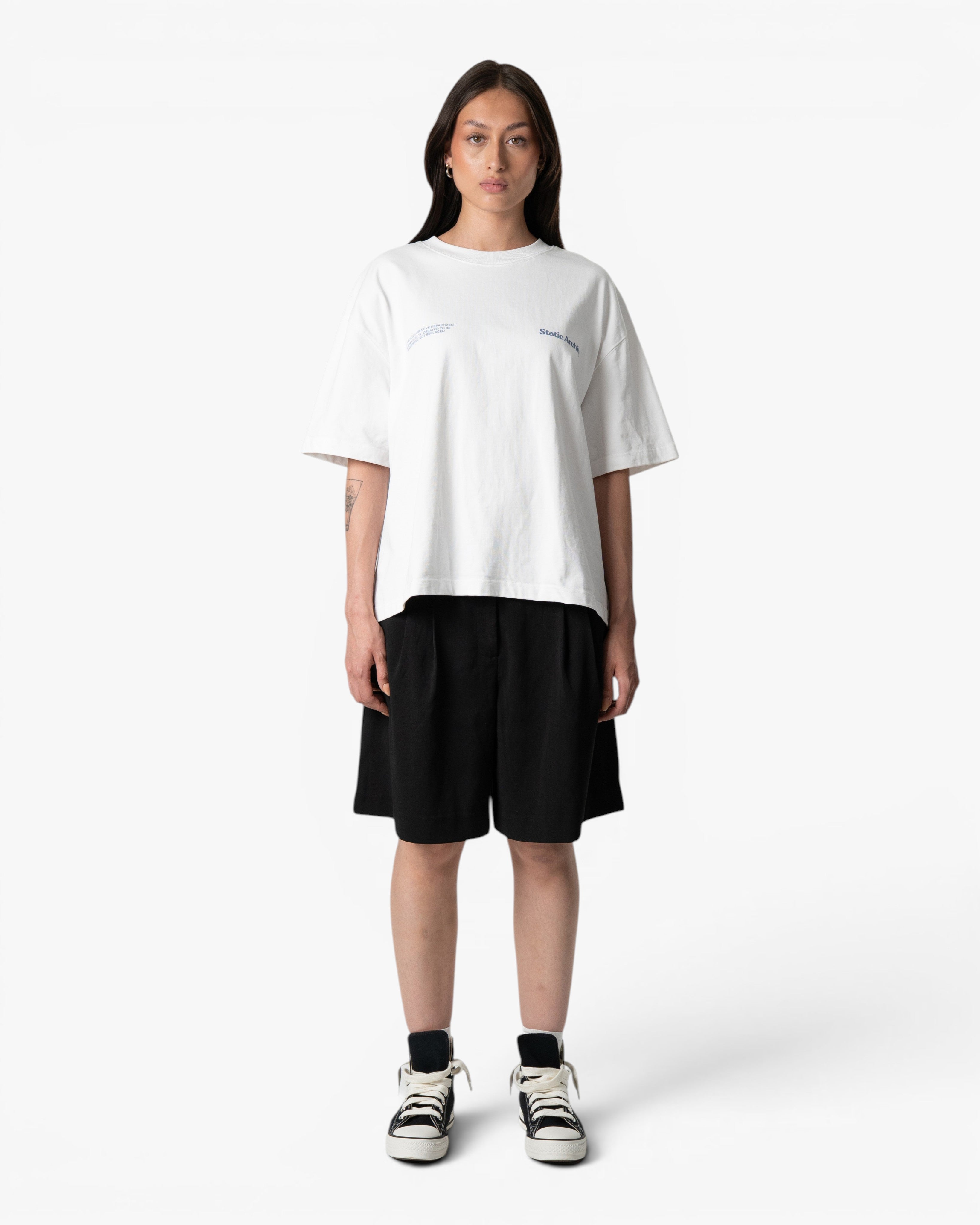 Halftone Tee Blue