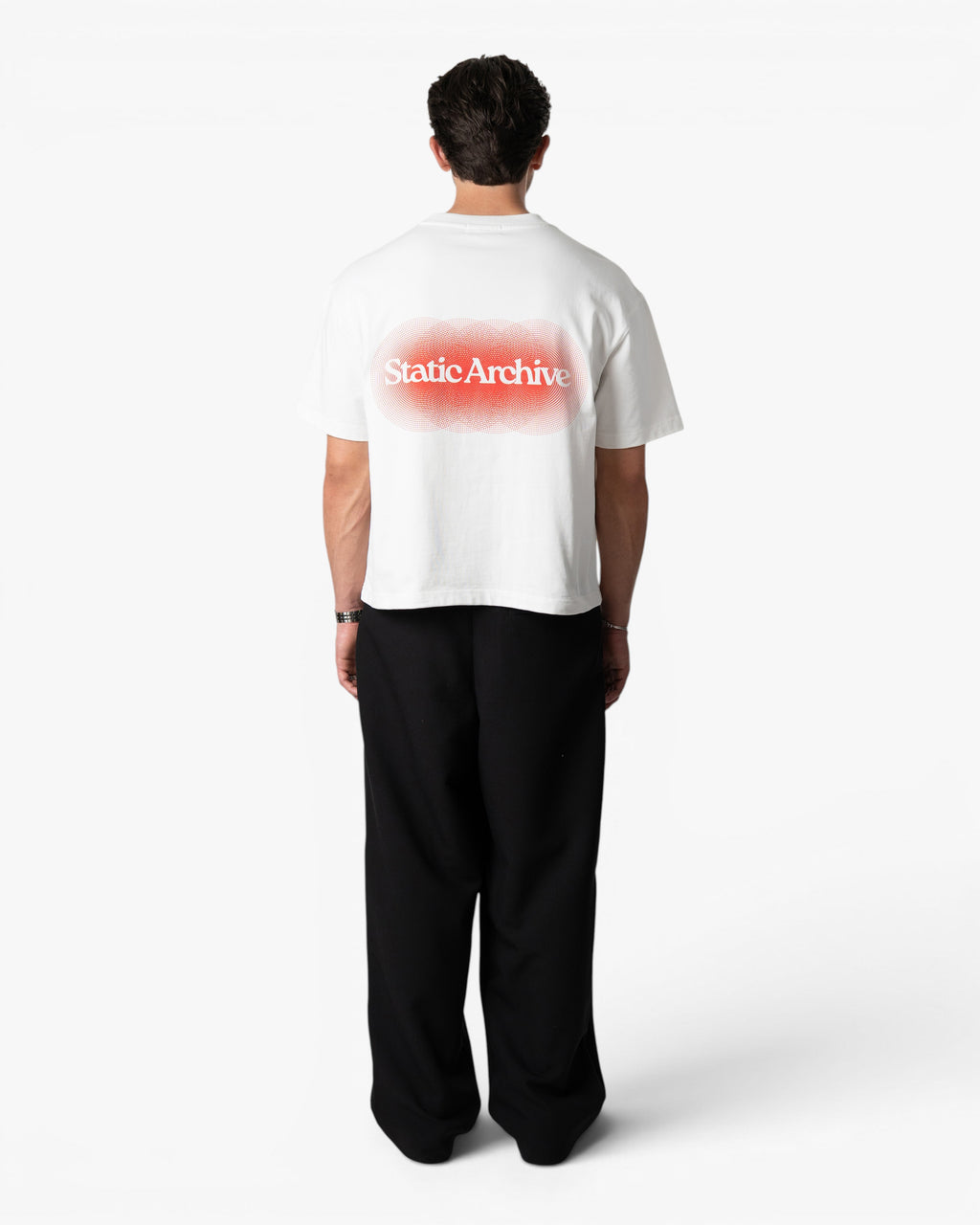 Halftone Tee Red