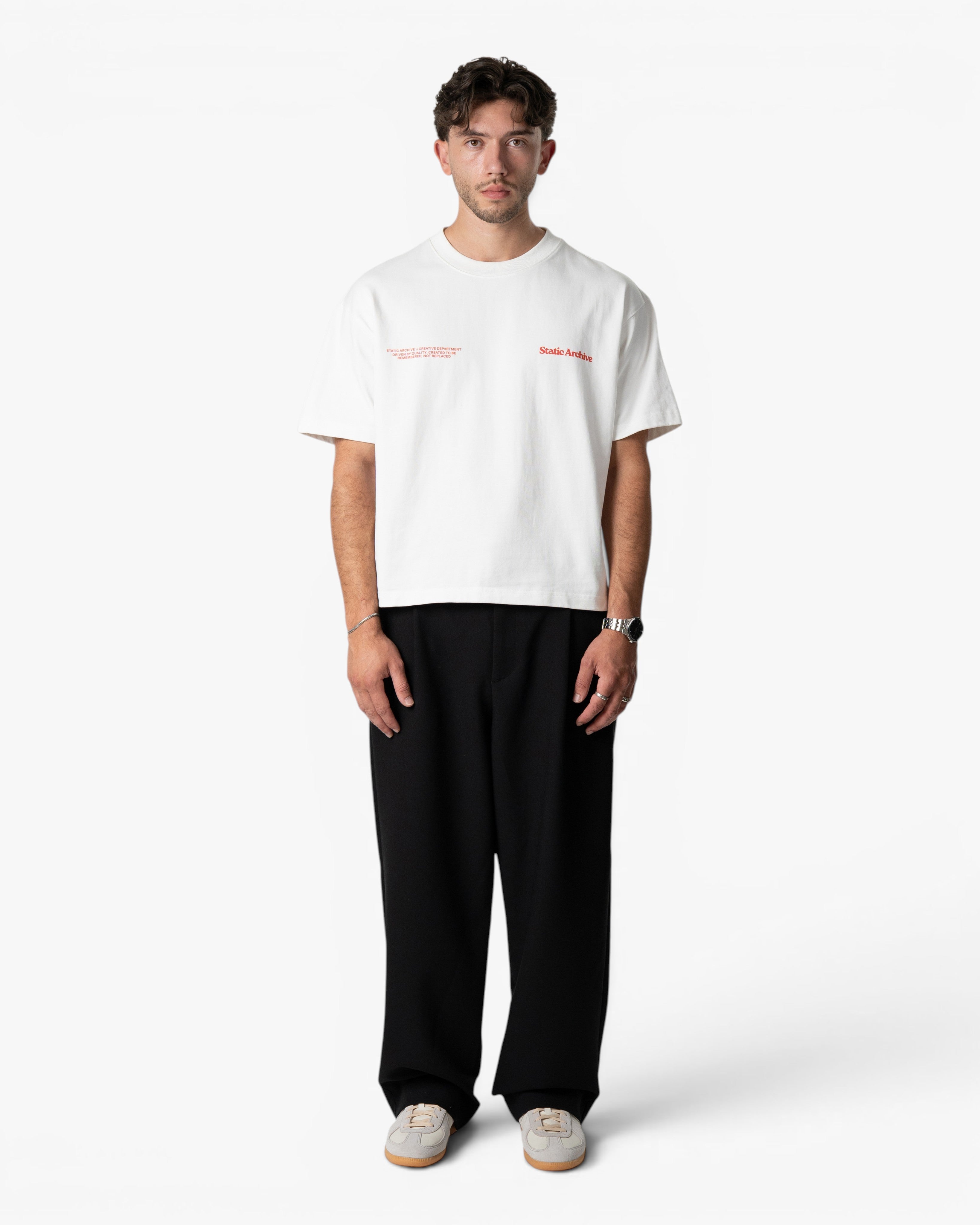 Halftone Tee Red