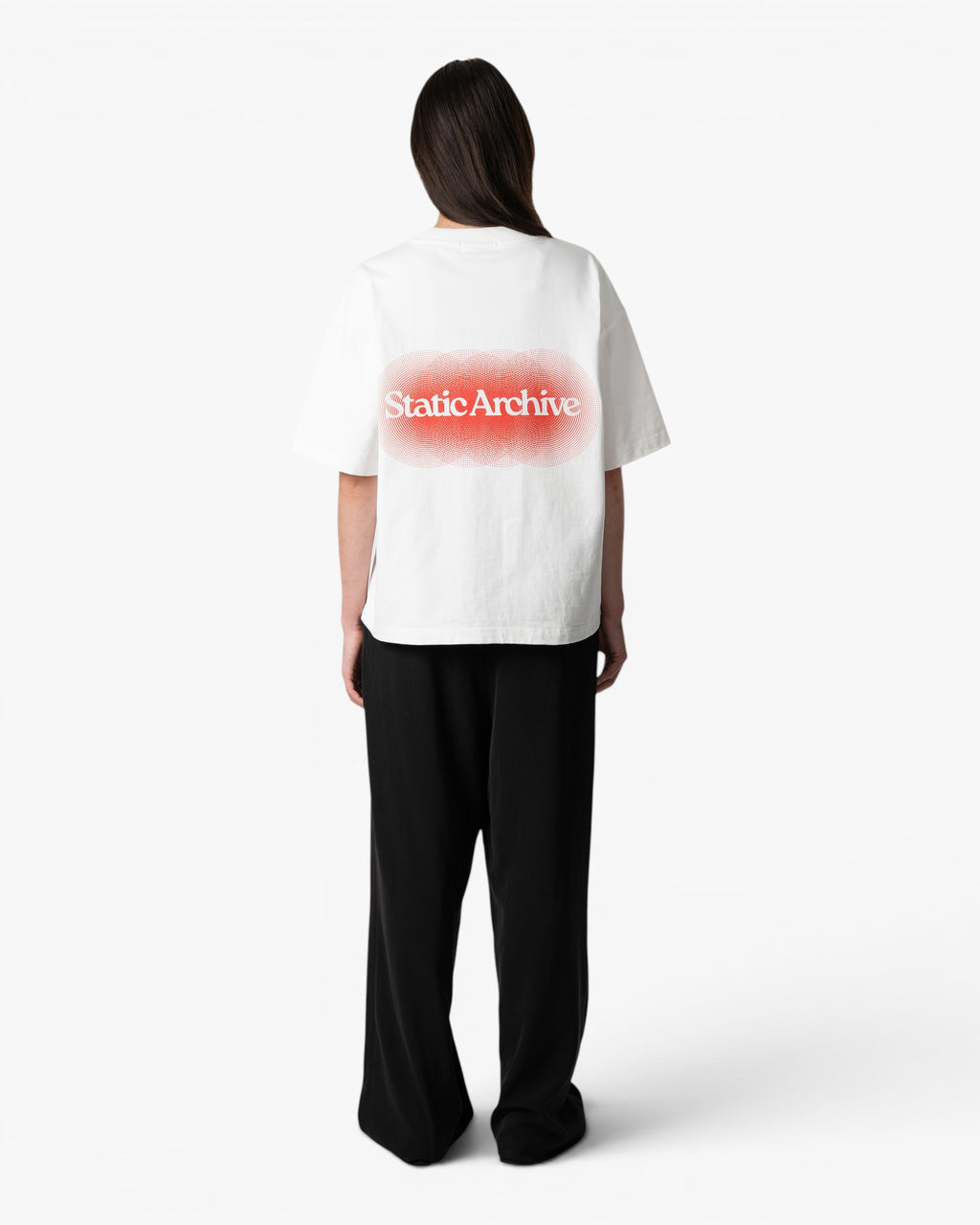 Halftone Tee Red