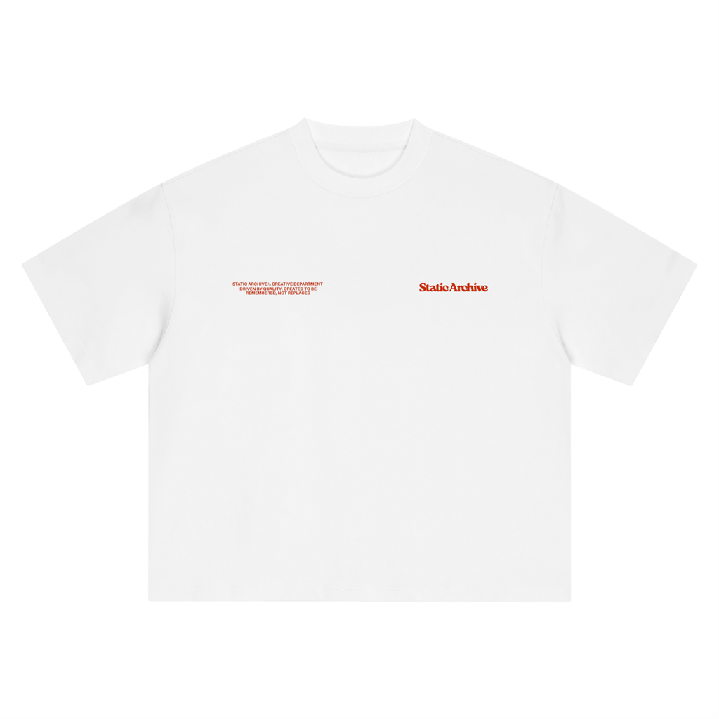 Halftone Tee Red