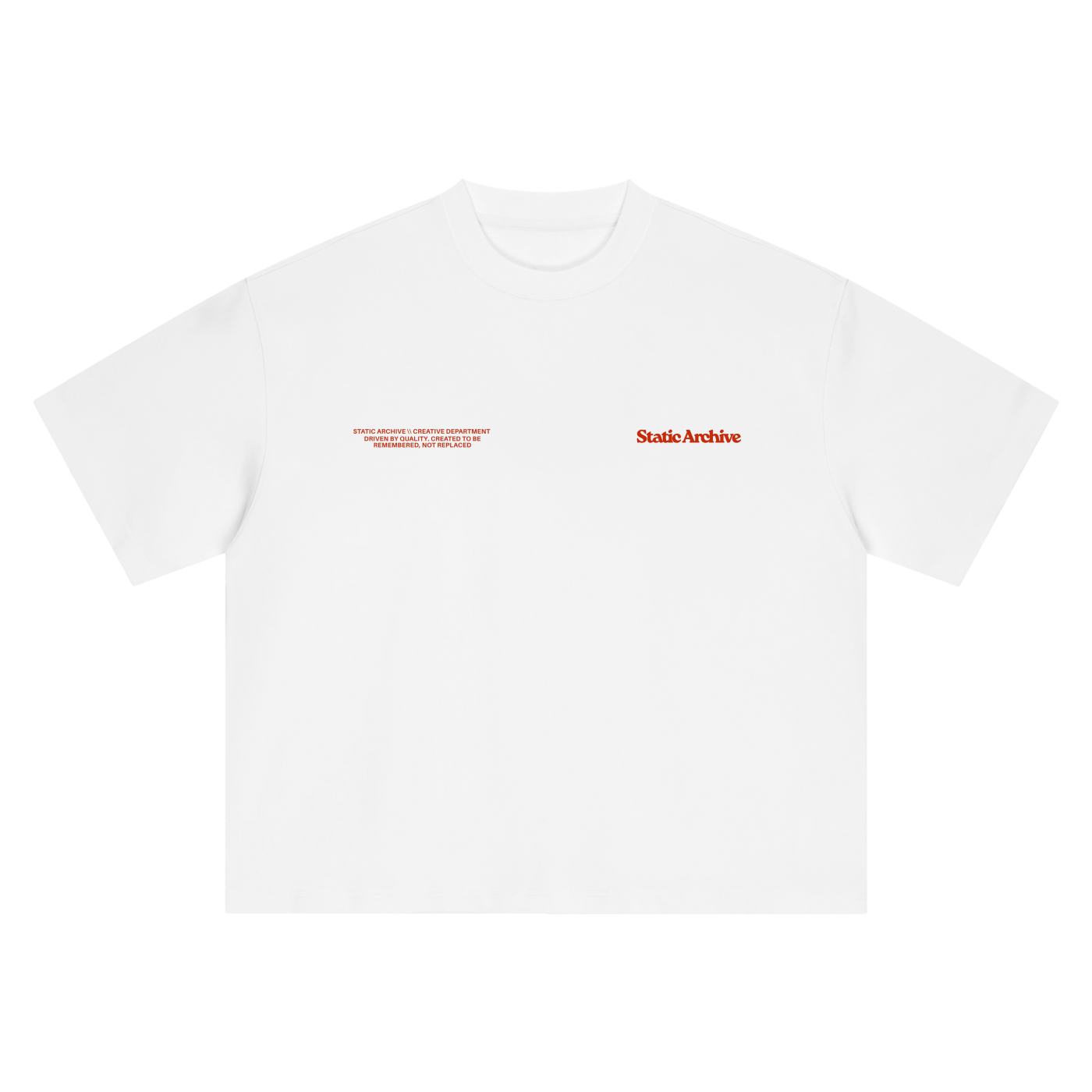 Halftone Tee Red