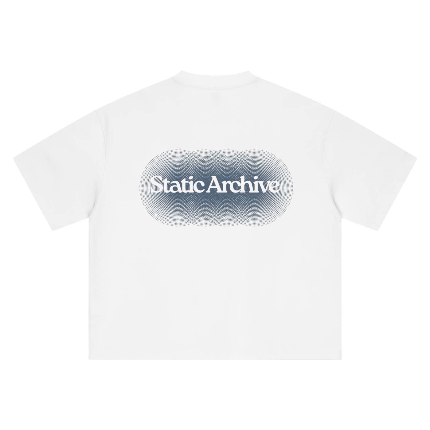 Halftone Tee Blue