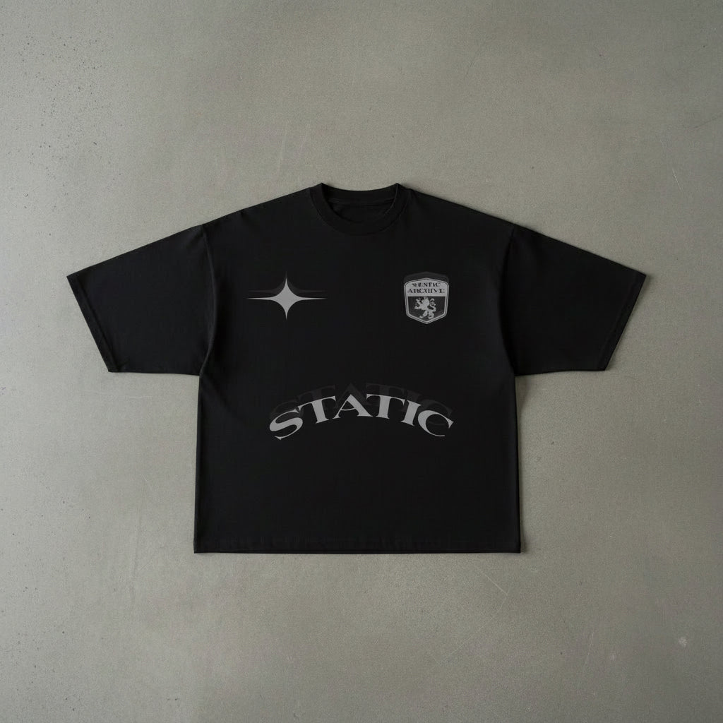 Football Tee Black