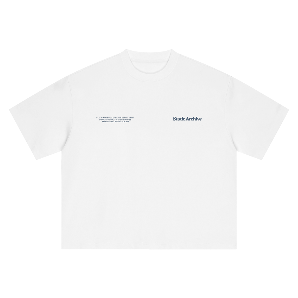 Halftone Tee Blue
