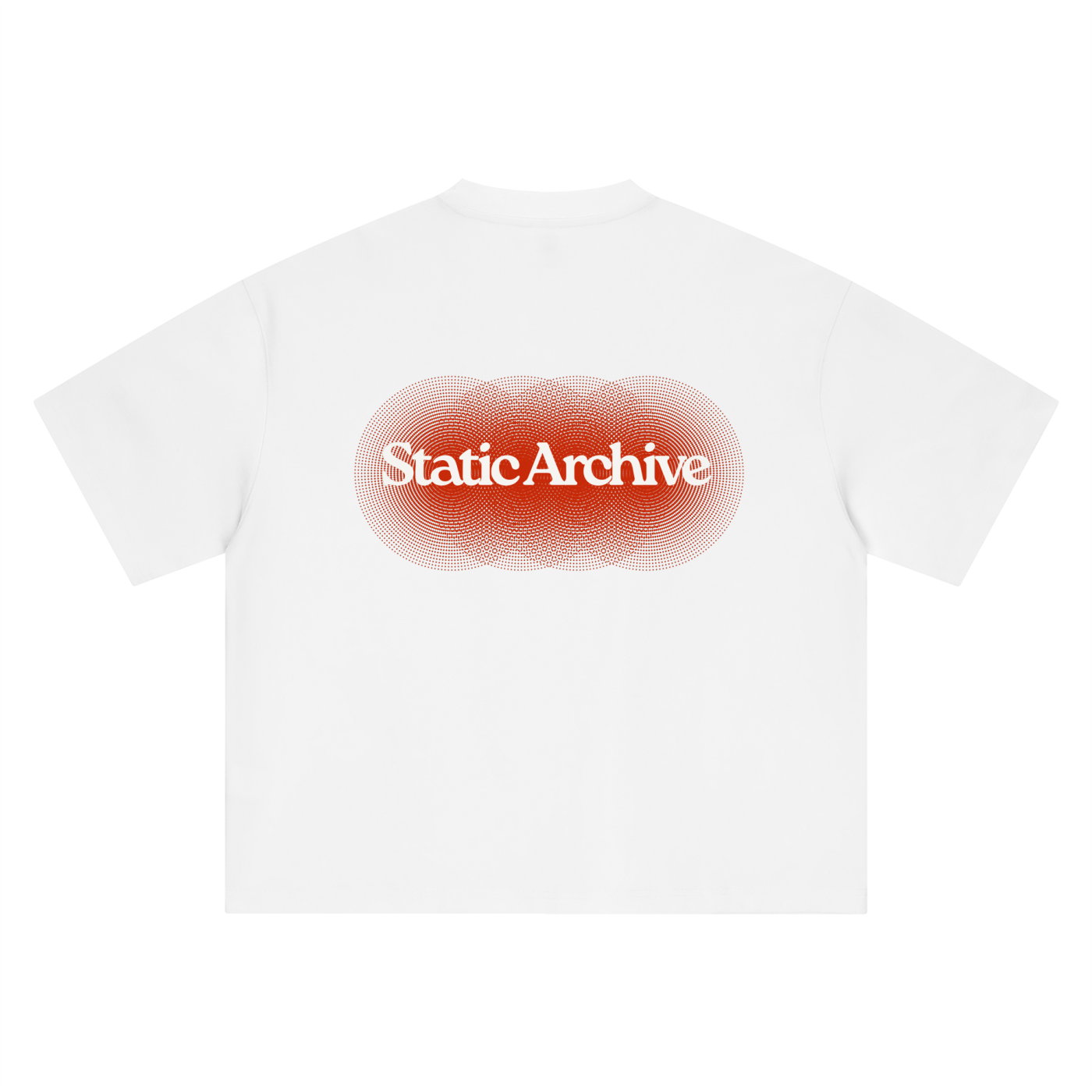 Halftone Tee Red