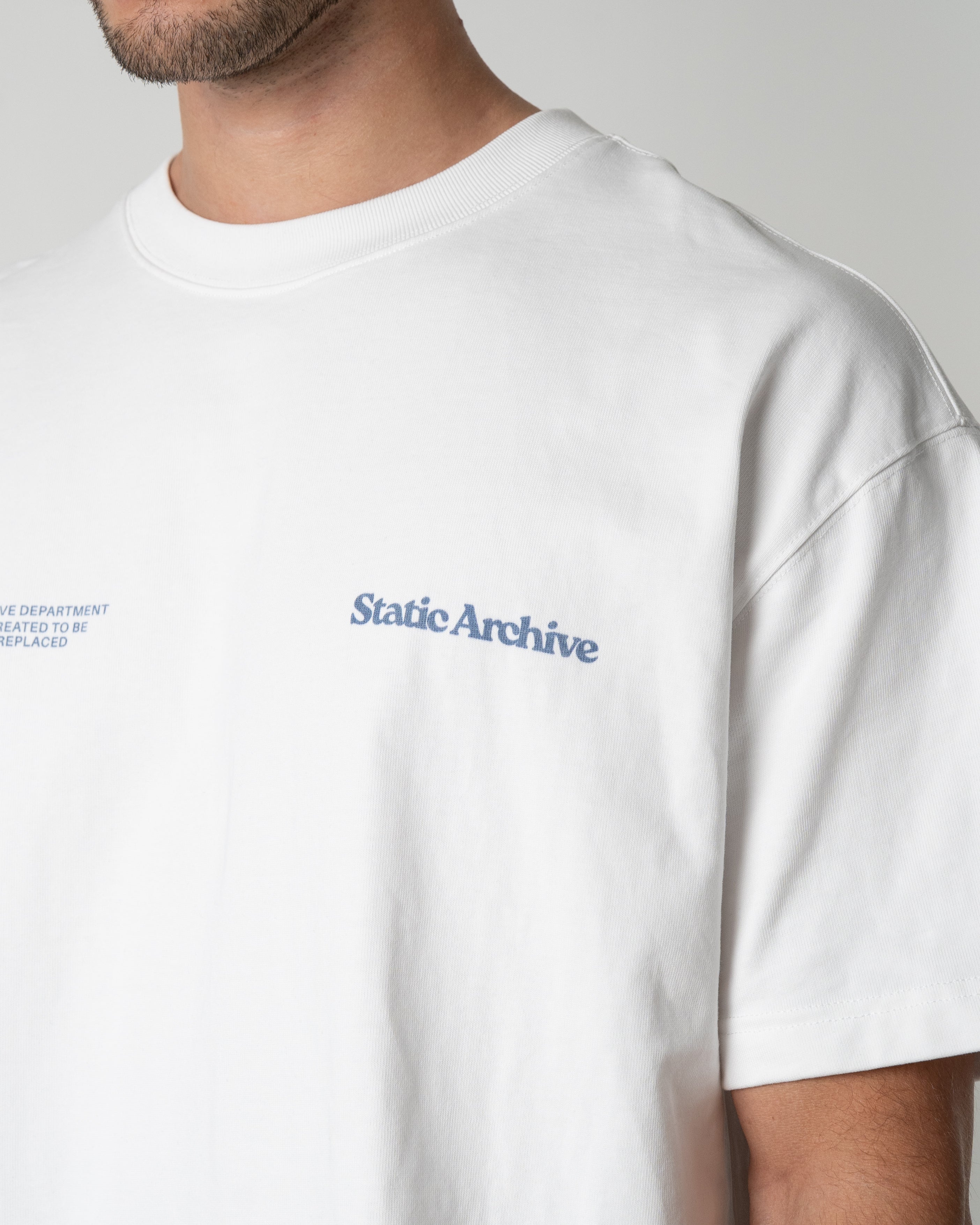 Halftone Tee Blue