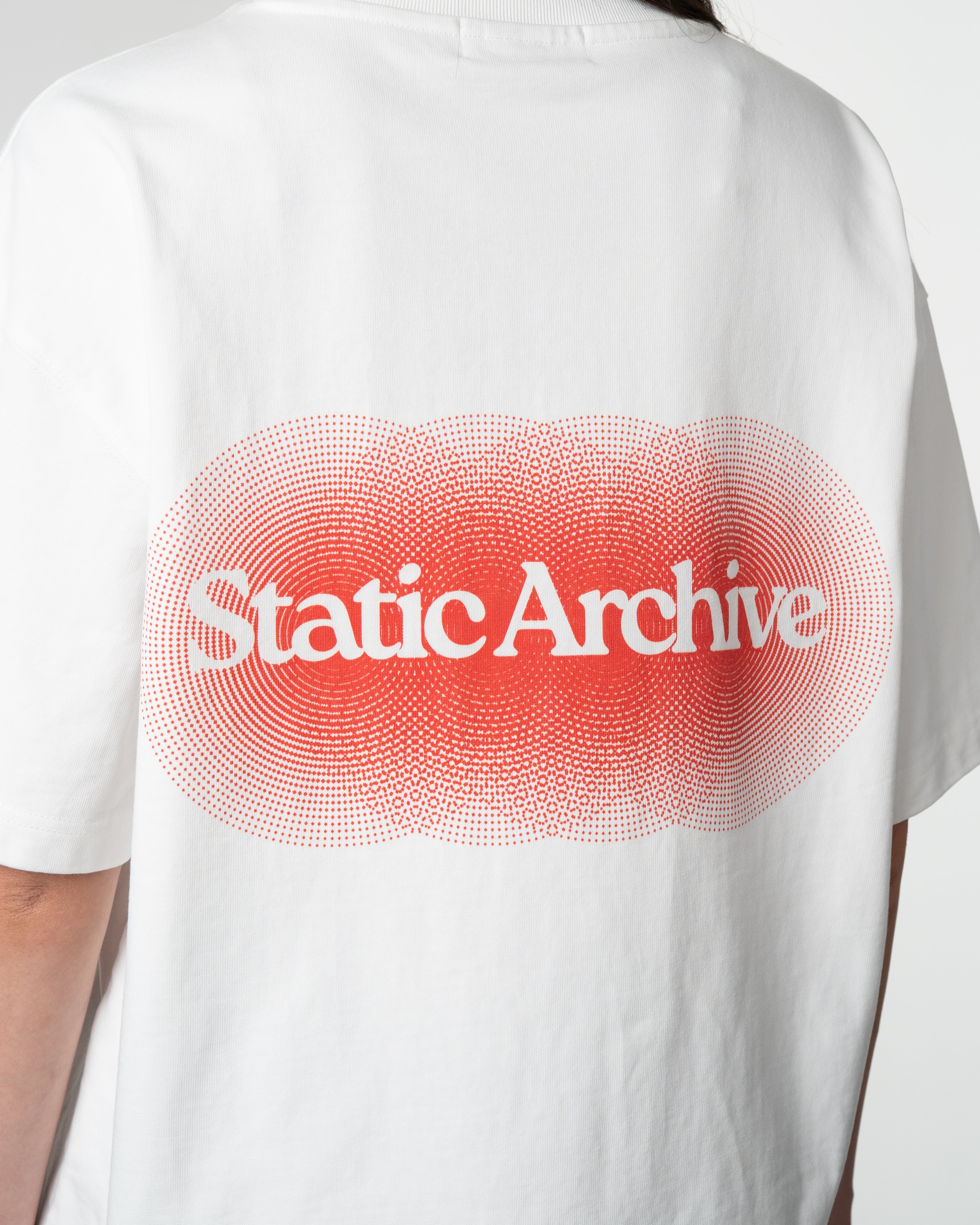 Halftone Tee Red