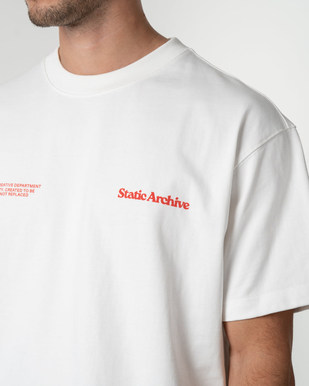Halftone Tee Red